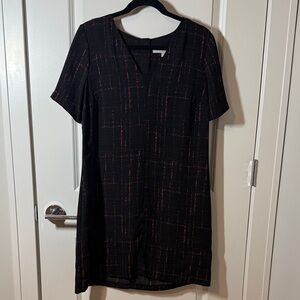 Fenn Wright Manson Black and Red Patterned Mini Dress